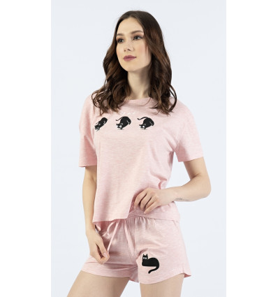 Dámské pyžamo šortky Kočky